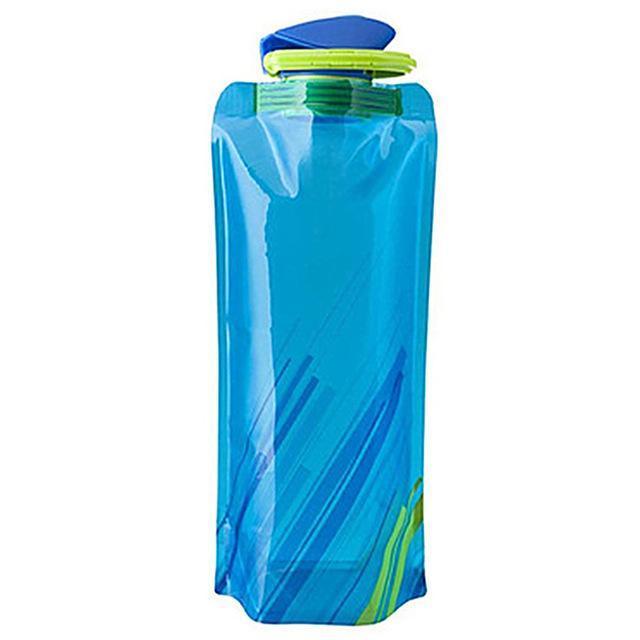 Outdoor Portable Foldable Sports Water Bottle Sport Camping Hiking-Yaloo Charms Store.-Blue-Bargain Bait Box