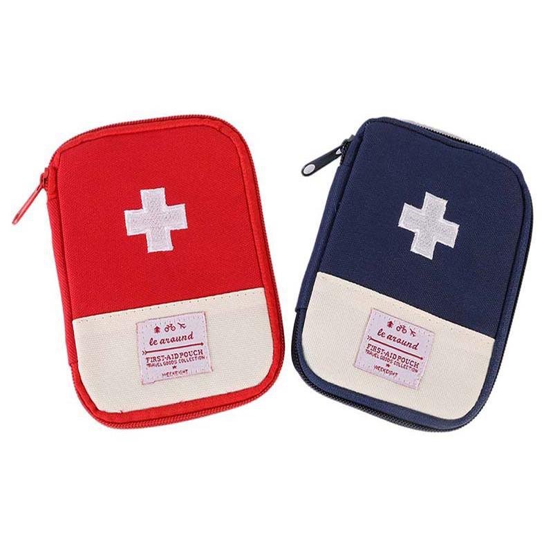 Outdoor Portable Medicine First Aid Pack With Zipper Emergency Medical-Smiling of Fei Store-Blue-Bargain Bait Box