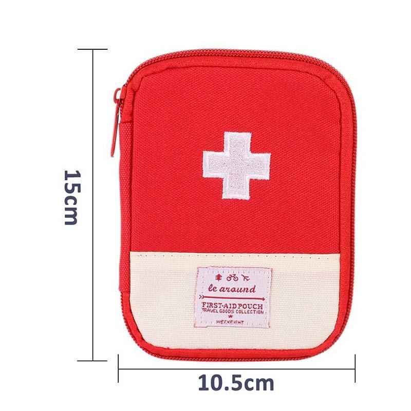 Outdoor Portable Medicine First Aid Pack With Zipper Emergency Medical-Smiling of Fei Store-Blue-Bargain Bait Box