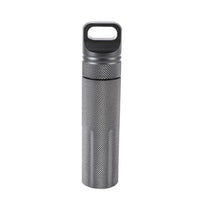 Outdoor Portable Survival Aluminium Alloy Edc Cnc Waterproof Capsule Seal Bottle-Sports &Recreation Shop-CH-Bargain Bait Box