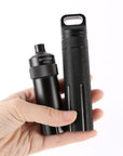 Outdoor Portable Survival Aluminium Alloy Edc Cnc Waterproof Capsule Seal Bottle-Sports &Recreation Shop-DF-Bargain Bait Box