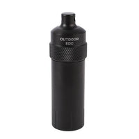 Outdoor Portable Survival Aluminium Alloy Edc Cnc Waterproof Capsule Seal Bottle-Sports &Recreation Shop-DJ-Bargain Bait Box
