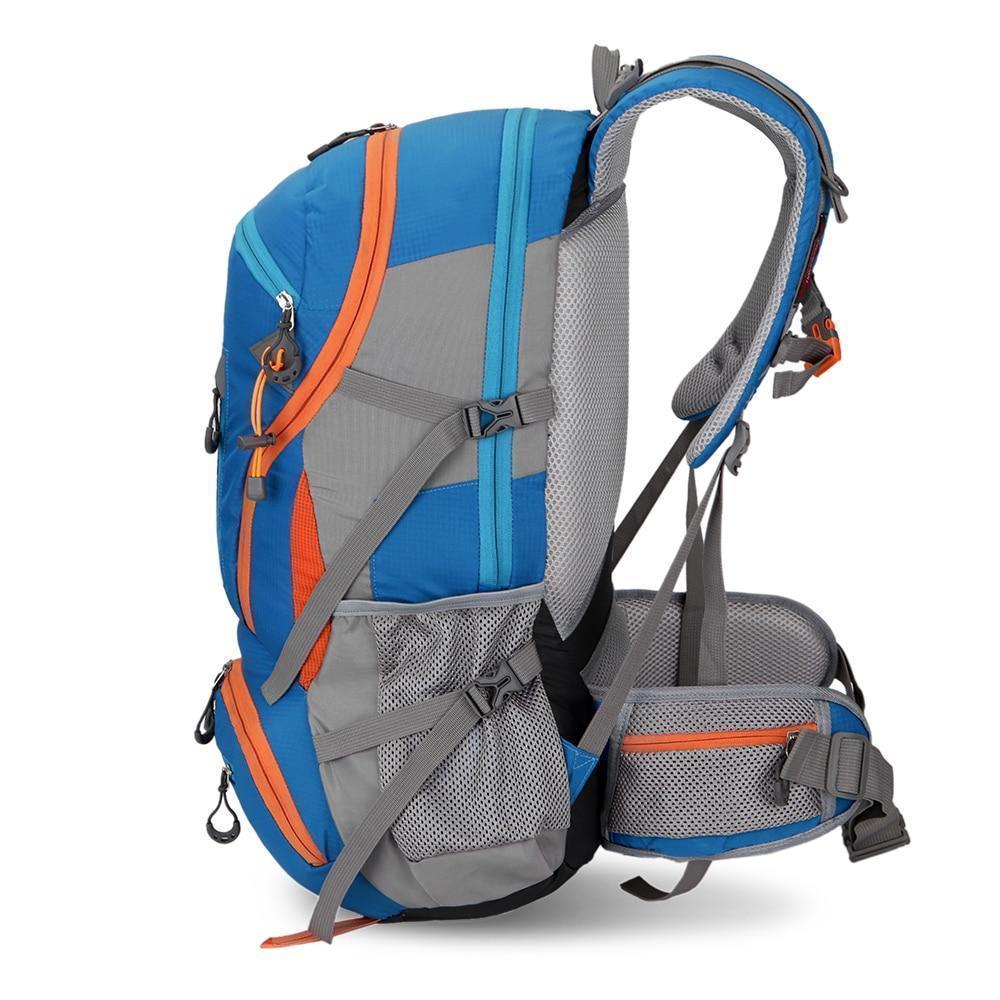 Outdoor Rucksack Camping Hiking Backpack Trekking 45L&50L Purple Waterproof-Climbing Bags-FAFAIR Store-45L Blue-China-Bargain Bait Box