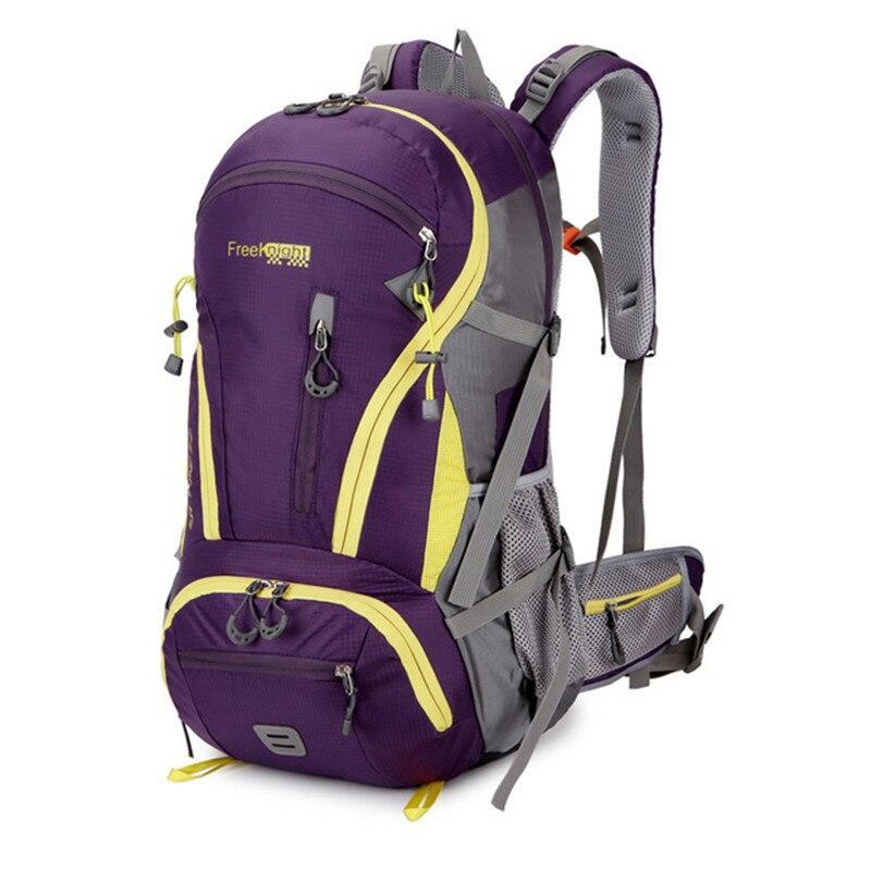 Outdoor Rucksack Camping Hiking Backpack Trekking 45L&amp;50L Purple Waterproof-Climbing Bags-FAFAIR Store-45L Blue-China-Bargain Bait Box