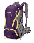 Outdoor Rucksack Camping Hiking Backpack Trekking 45L&50L Purple Waterproof-Climbing Bags-FAFAIR Store-45L Purple-China-Bargain Bait Box