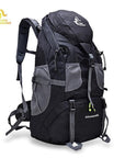 Outdoor Rucksack Camping Hiking Backpack Trekking 45L&50L Purple Waterproof-Climbing Bags-FAFAIR Store-50L black-China-Bargain Bait Box