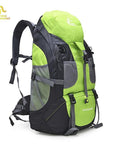 Outdoor Rucksack Camping Hiking Backpack Trekking 45L&50L Purple Waterproof-Climbing Bags-FAFAIR Store-50L Green-China-Bargain Bait Box
