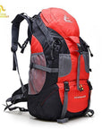 Outdoor Rucksack Camping Hiking Backpack Trekking 45L&50L Purple Waterproof-Climbing Bags-FAFAIR Store-50L Red-China-Bargain Bait Box
