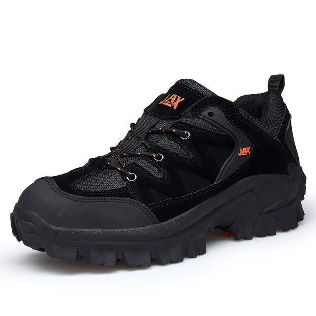 Outdoor Shoes Men Climbing Mountain Hot Sale Walking Shoes For Men-YANGTENG Store-Black-7-Bargain Bait Box
