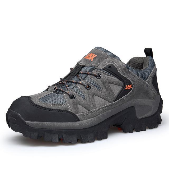 Outdoor Shoes Men Climbing Mountain Hot Sale Walking Shoes For Men-YANGTENG Store-Gray-7-Bargain Bait Box