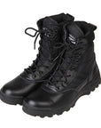 Outdoor Sport Army Fans Military Soldier Men Combat Tactical Boots Hiking Desert-The 61th minute-Black-6-Bargain Bait Box