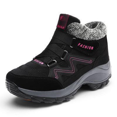 Outdoor Sport Hiking Shoes Winter Sneakers For Women High Top Plush Fur-BODAO ONLINE SHOPPING Store-338p c-4.5-Bargain Bait Box