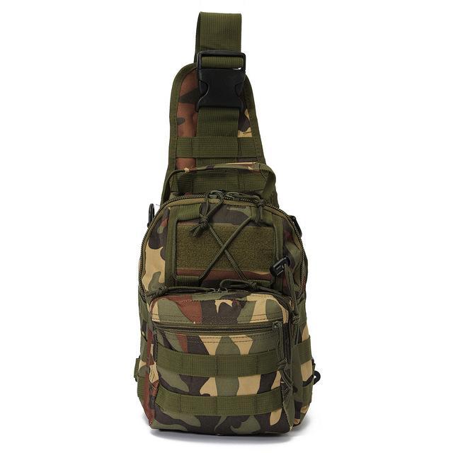 Outdoor Sport Nylon Tactical Military Sling Single Shoulder Chest Bag Pack-Camtoa Outdoor Store-jungle camo-Bargain Bait Box