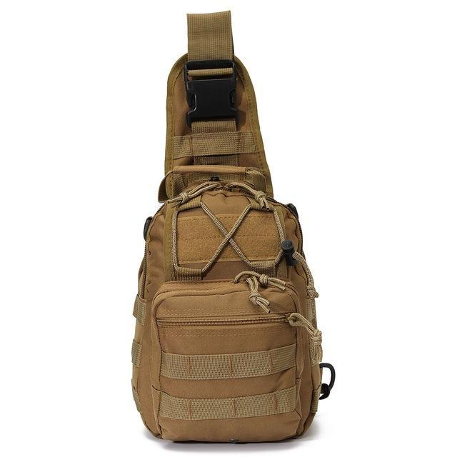 Outdoor Sport Nylon Tactical Military Sling Single Shoulder Chest Bag Pack-Camtoa Outdoor Store-Mud-Bargain Bait Box