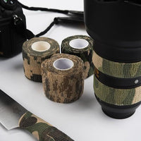 Outdoor Sport Self-Adhesive Non-Woven Camouflage Wrap Rifle Cycling Tape-naturalsmile-Bargain Bait Box
