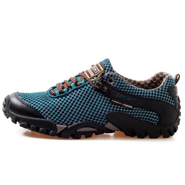 Outdoor Sport Shoes Men Brand Hiking Shoes Sneakers Men Shoes Trekking-Russia Store-blue-6.5-Bargain Bait Box