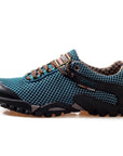 Outdoor Sport Shoes Men Brand Hiking Shoes Sneakers Men Shoes Trekking-Russia Store-blue-6.5-Bargain Bait Box