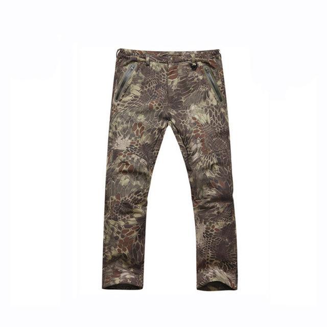 Outdoor Sport Softshell Jackets Or Pants Men Hiking Hunting Clothes Tad-Shop2921075 Store-Jungle Python14-S-Bargain Bait Box