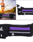 Outdoor Sport Waist Bag Women Running Hiking Bum Belt Fanny Pack Water Bottle-Islandshop-Black Color-Bargain Bait Box