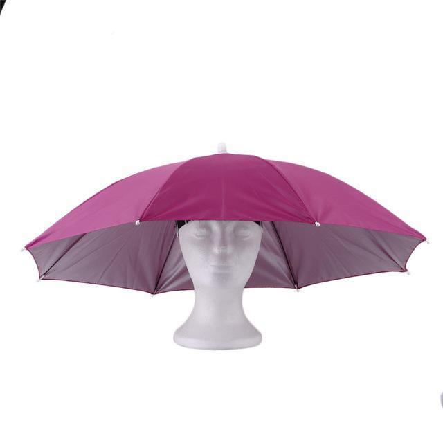 Outdoor Sports 69Cm Umbrella Hat Cap Folding Women Men Umbrella Fishing-TopYK-S Outdoor Store-2-Bargain Bait Box