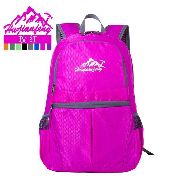Outdoor Sports Bag Travel Camping Backpacks Portable Lightweight Backpack-Dream outdoor Store-Rose Red-Bargain Bait Box