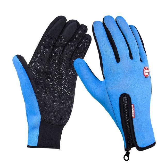 Outdoor Sports Hiking Winter Bicycle Bike Cycling Gloves For Men Women-NatureHike-Fahion Outdoor Leader-Blue-S-Bargain Bait Box