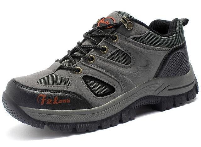 Outdoor Sports Shoes For Men Tactical Hiking Shoes Men Outdoor Trail Camping-Supermen2 Store-Gray-6.5-Bargain Bait Box