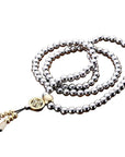Outdoor Stainless Steel Self Defense 108 Buddha Beads Necklace Chain-HMJ Outdoor Store-2-Bargain Bait Box