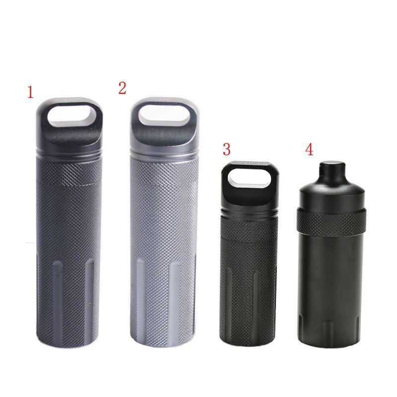 Outdoor Super Strong Cnc Waterproof Emergency First Aid Survival Pill Bottle-One Loves One Store-HL-Bargain Bait Box