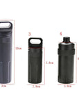 Outdoor Super Strong Cnc Waterproof Emergency First Aid Survival Pill Bottle-One Loves One Store-HL-Bargain Bait Box
