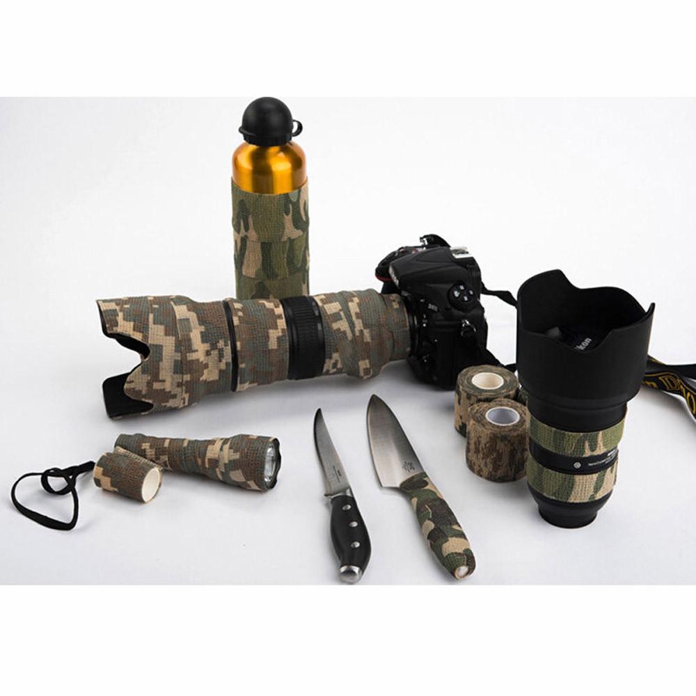 Outdoor Survival Edc Multi Tool Camping Hiking 4.5M Camouflage Tape Bandage-Outdoor &amp; equipment Store-A-Bargain Bait Box