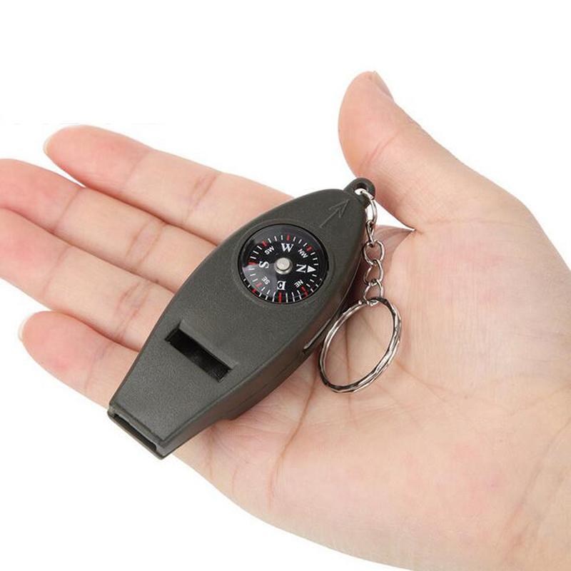 Outdoor Survival Edc Tools Whistles Compass Magnifier Compass 4 In 1 Camping-Automall Store-Bargain Bait Box