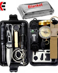 Outdoor Survival Kit Set Camping Travel Multifunction First Aid Sos Edc-Survival Kits-OutdoorOK Store-12 in 1 survival-Bargain Bait Box