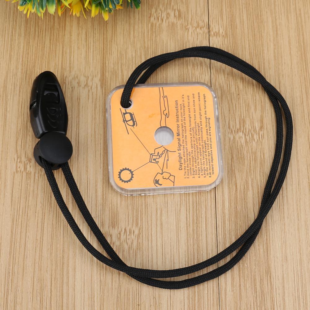 Outdoor Survival Mirror Practical Emergency Kit Reflective Survival Signal-gigibaobao-Bargain Bait Box
