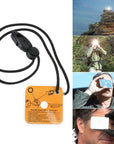 Outdoor Survival Mirror Practical Emergency Kit Reflective Survival Signal-gigibaobao-Bargain Bait Box