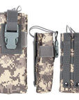 Outdoor Tactical Military Molle System Sports Water Bottle Bag Combined Open-Agreement-ACU camouflage-Bargain Bait Box