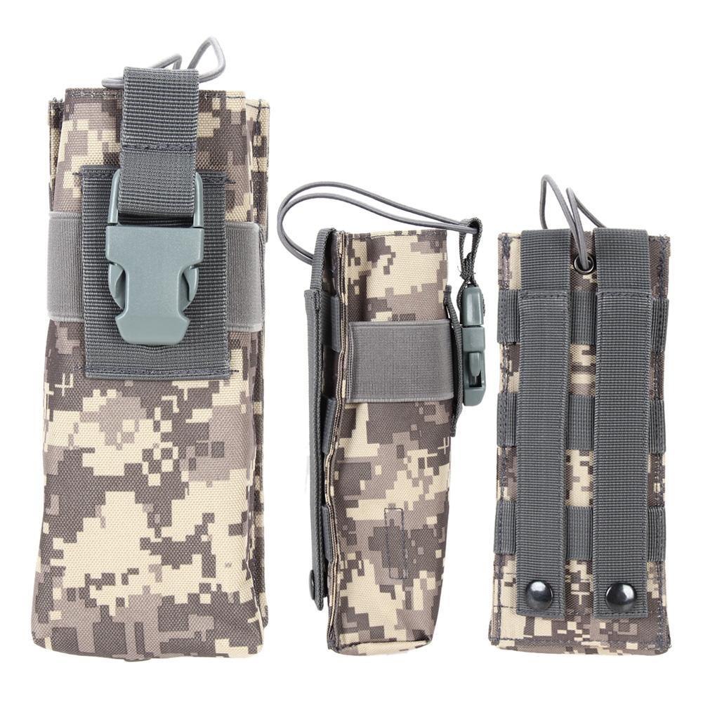 Outdoor Tactical Military Molle System Sports Water Bottle Bag Combined Open-Agreement-Black-Bargain Bait Box