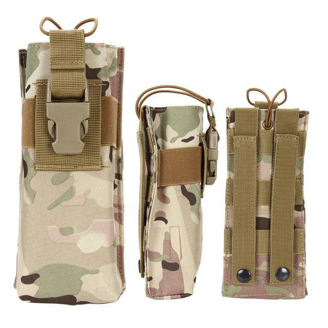 Outdoor Tactical Military Molle System Sports Water Bottle Bag Combined Open-Agreement-CP camouflage-Bargain Bait Box