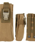 Outdoor Tactical Military Molle System Sports Water Bottle Bag Combined Open-Agreement-Mud color-Bargain Bait Box