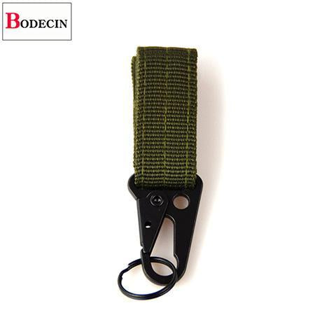Outdoor Tools Edc Gear Camping Tactical Nylon Belt Clip Keychain Snap Hooks-JK Outdoor-Green C1-Bargain Bait Box