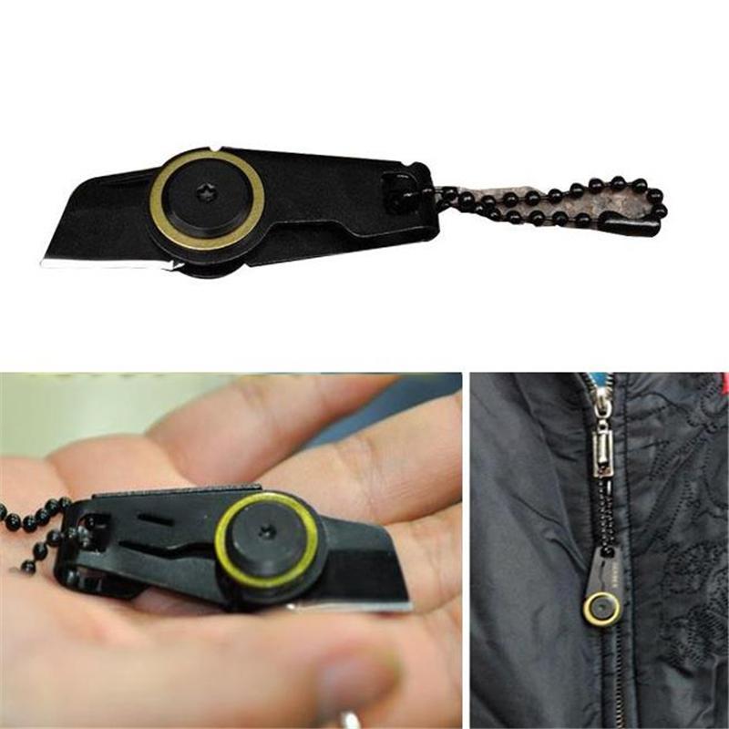 Outdoor Tools Portable Mini Knife Blade Foldable Metal Keychain Cutting Tool-Jack Electronic Official Flagship Store-Bargain Bait Box