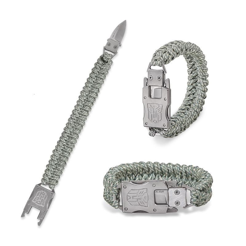 Outdoor Tools Survival Bracelet Knife Edc Hand Rope Multi-Purpose Life-Saving-Fun Life Store-black-Bargain Bait Box