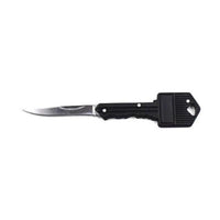 Outdoor Useful Key Knife Keychain Key Shaped Folding Pocket Knife Self Defense-Silvercell Store-Black-Bargain Bait Box