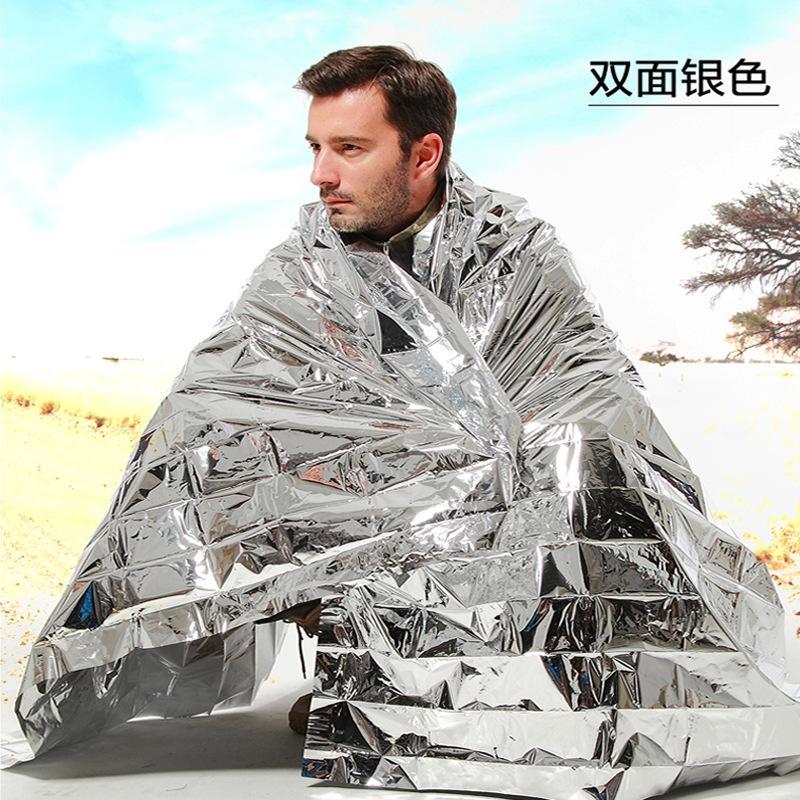 Outdoor Water Proof Emergency Survival Rescue Blanket Foil Thermal Space First-SUPERFISH Store-Bargain Bait Box