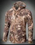 Outdoor Waterproof Hard Shell Military Tactical Jacket Men Camouflage Hooded-Outdoor Chinese shopping factory Store-sand python-S-Bargain Bait Box