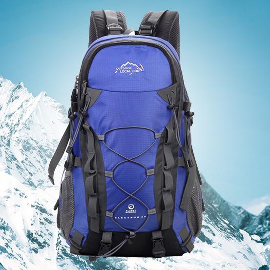 Outdoor Waterproof Hiking Backpack 40L,Ventilated Women Men Camping Travel Bag-Climbing Bags-STOUREG Store-Blue-30 - 40L-Bargain Bait Box
