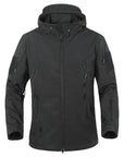 Outdoor Waterproof Soft Shell Jacket Hunting Windbreaker Ski Coat Hiking Rain-Hiking Jackets-Freelee Outdoor Store-Black-S-Bargain Bait Box