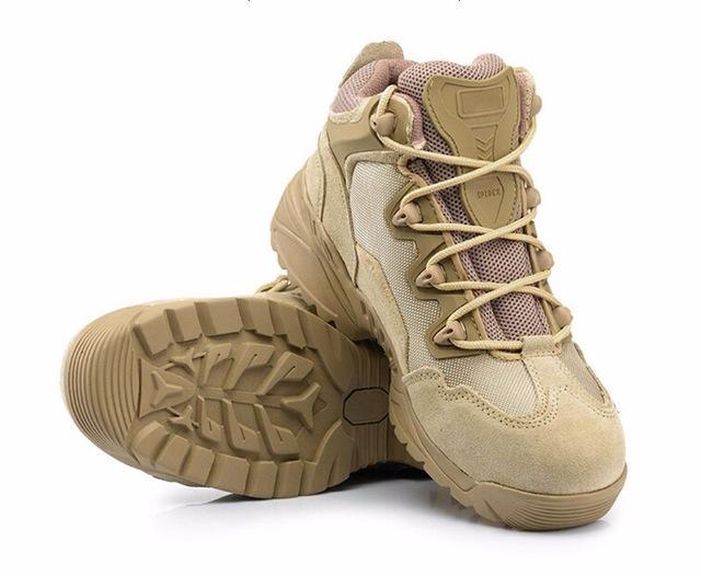 Outdoor Winter Army Military Tactical Special Force Leather Men S Shoes-The 61th minute-low sand-5-Bargain Bait Box