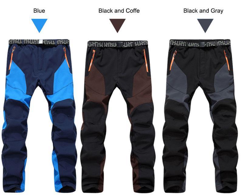 Outdoor Winter Men Women Thick Warm Fleece Hiking Pants Softshell Trousers-Yanxi Outdoor Products Co., Ltd.-Men-S-Bargain Bait Box