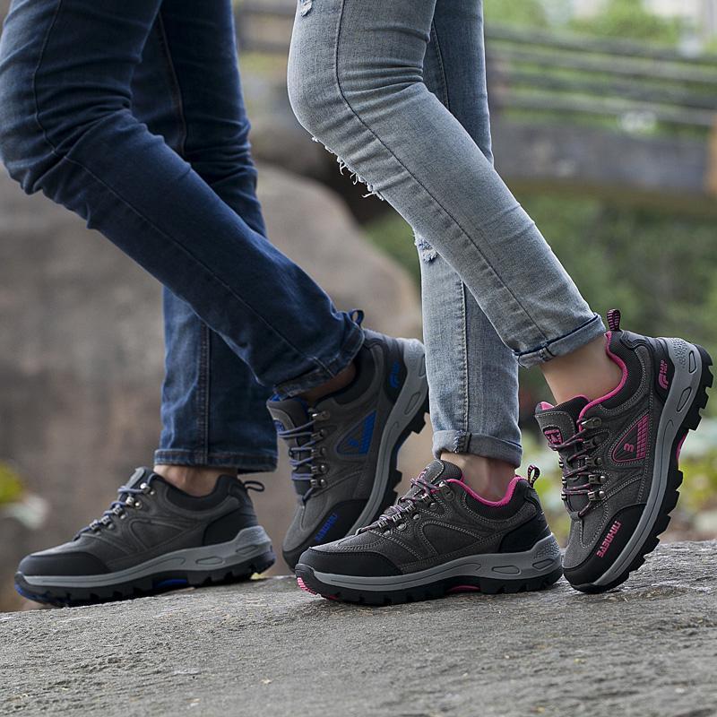 Outdoor Women Hiking Shoes Breathable Non-Slip Sneakers For Men-MONRINDA Runners Shoe Store-Blue-5.5-Bargain Bait Box